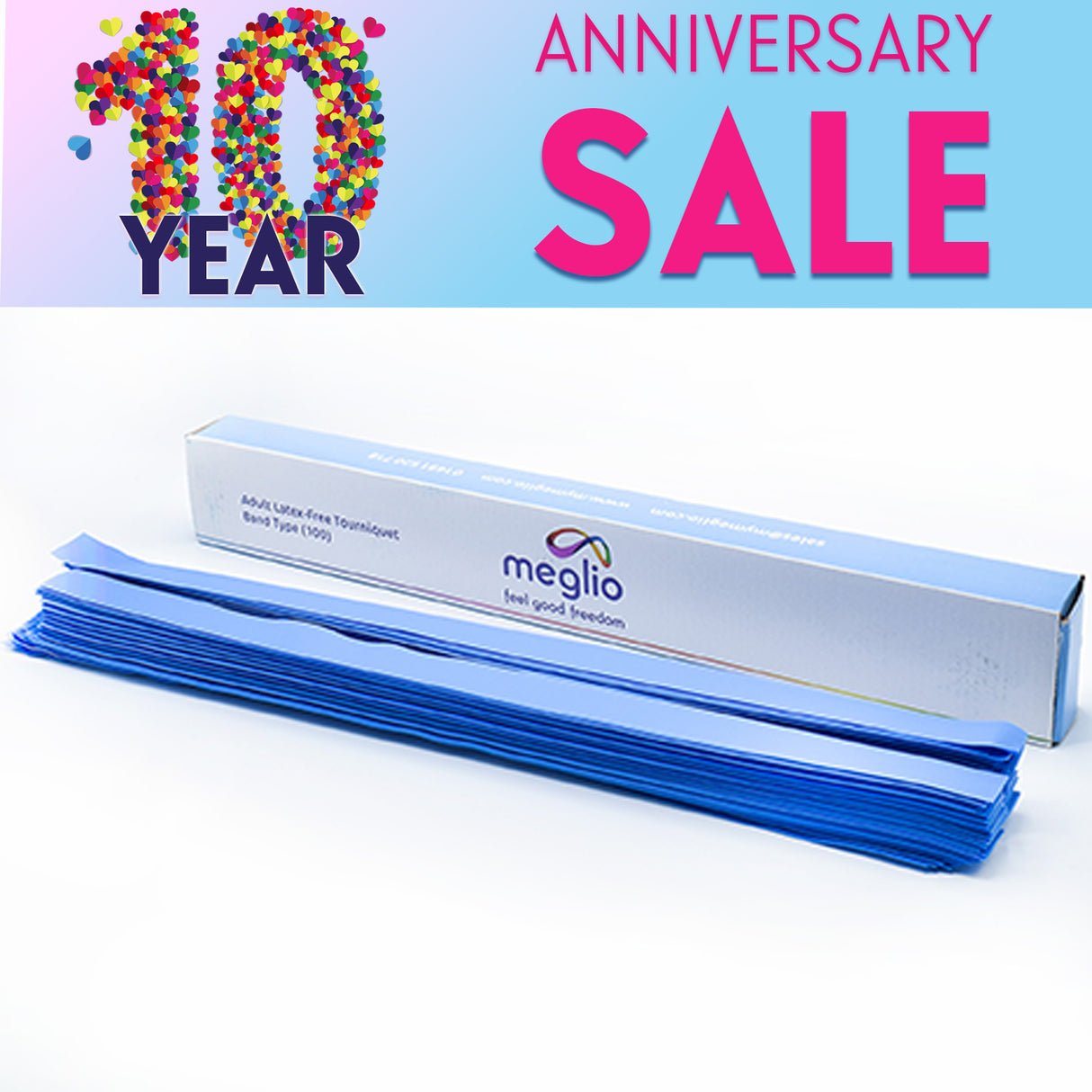 Adult Tourniquet Band Latex-Free - Roll of 100