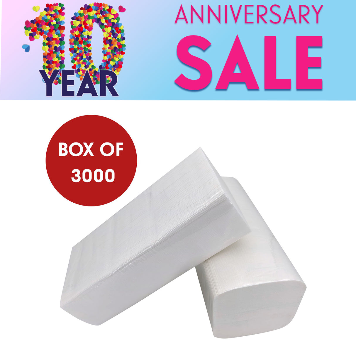 Hand Paper Towels - Pack of 3000