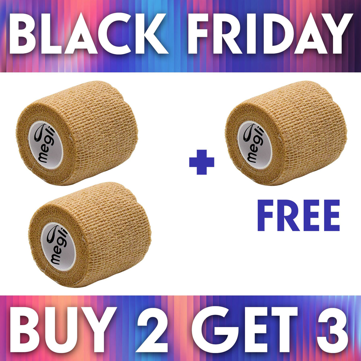3 For 2 - Cohesive Bandage - SAVE 33%