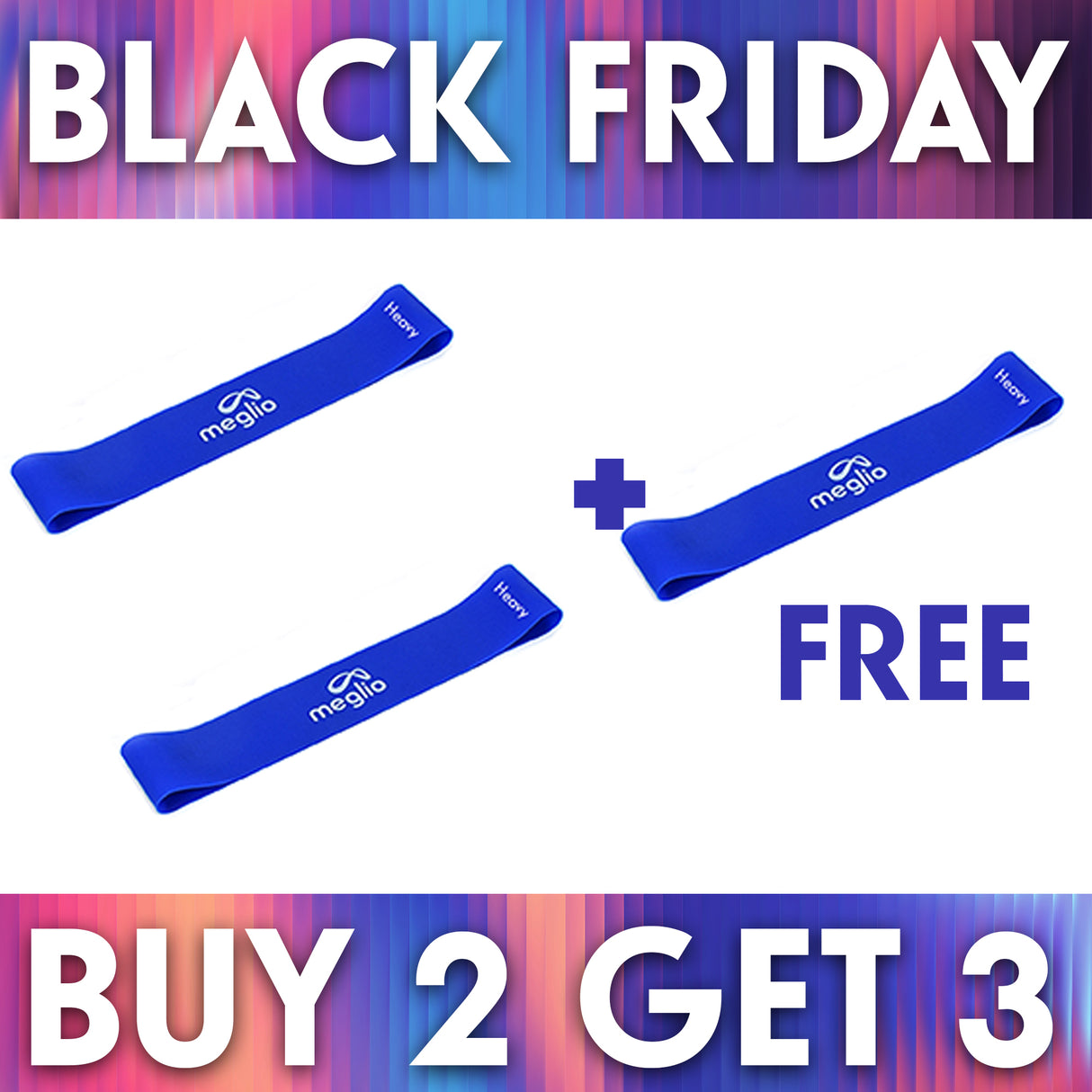 3 For 2 - Resistance Loops Latex-Free Looped Bands - SAVE 33%