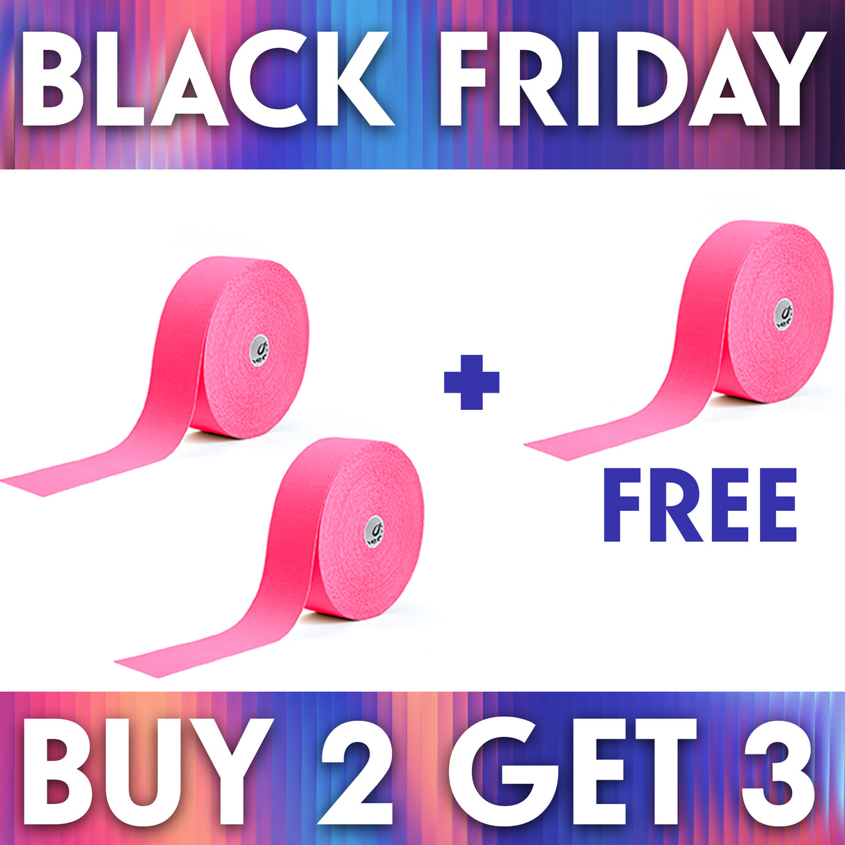 3 For 2 - Kinesiology Tape 31.5m x 5cm - SAVE 33%