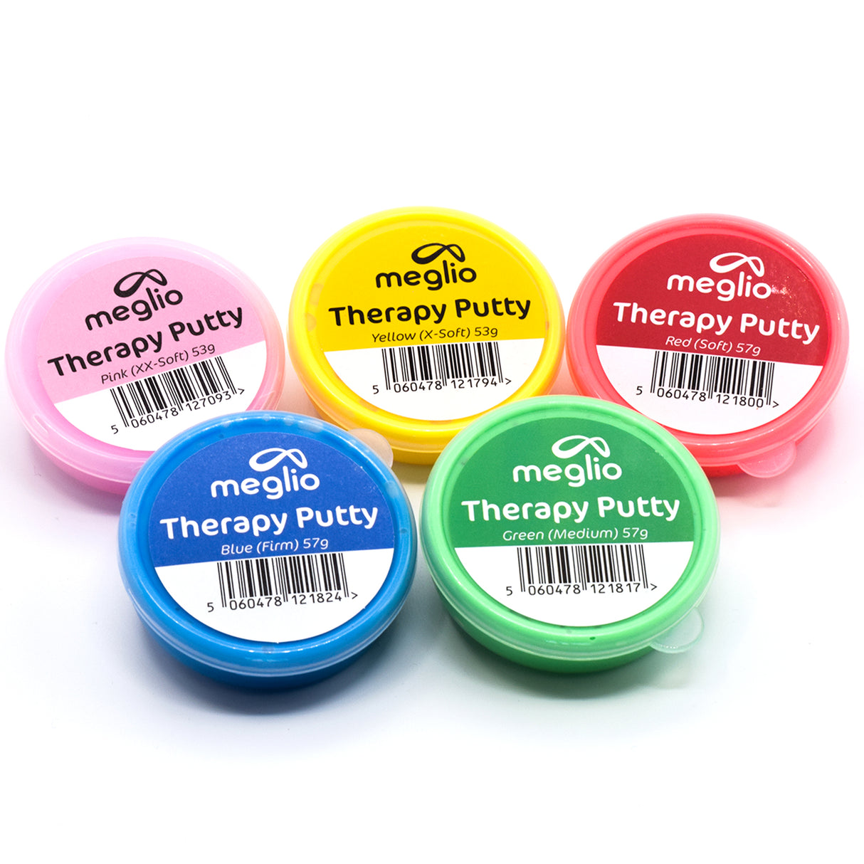 Pack of 5 Hand Therapy Putty
