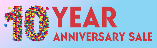 10 year anniversary sale offer header