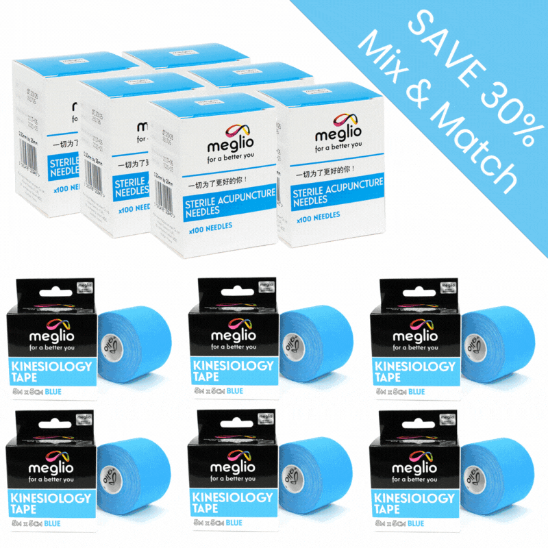 slideshow of 6 boxes of needles and 6 boxes of tapes with mix and match 30 saving