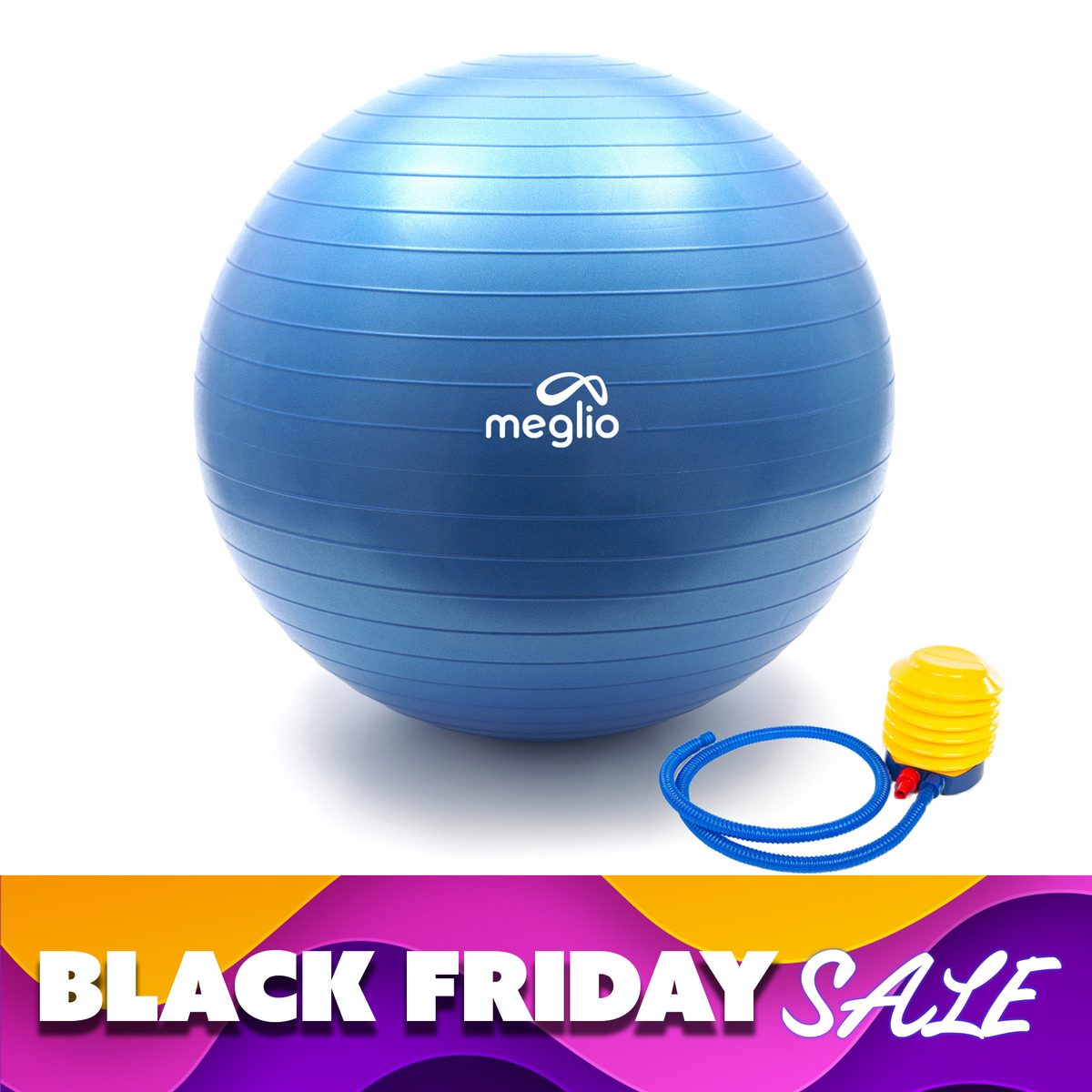 Gym Ball Anti Burst Pump Included Meglio