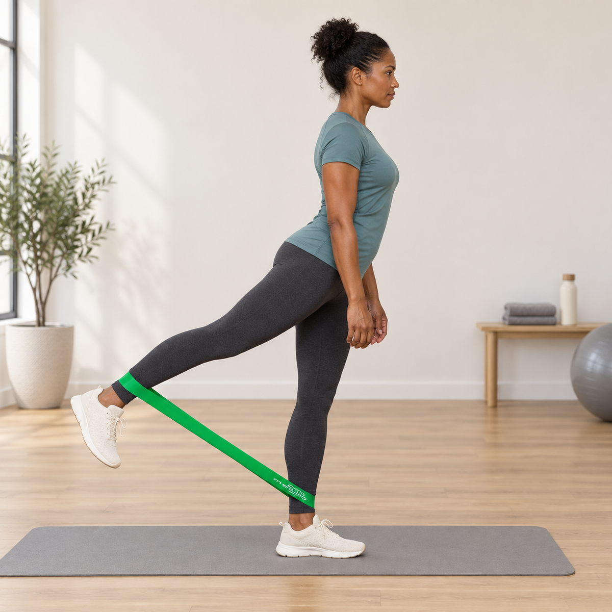 Resistance Loops Latex-Free Looped Bands For Pilates, Yoga, Home Fitness. Enhance HIIT Workouts