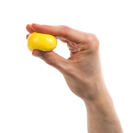 Hand putty pad pinch demonstration