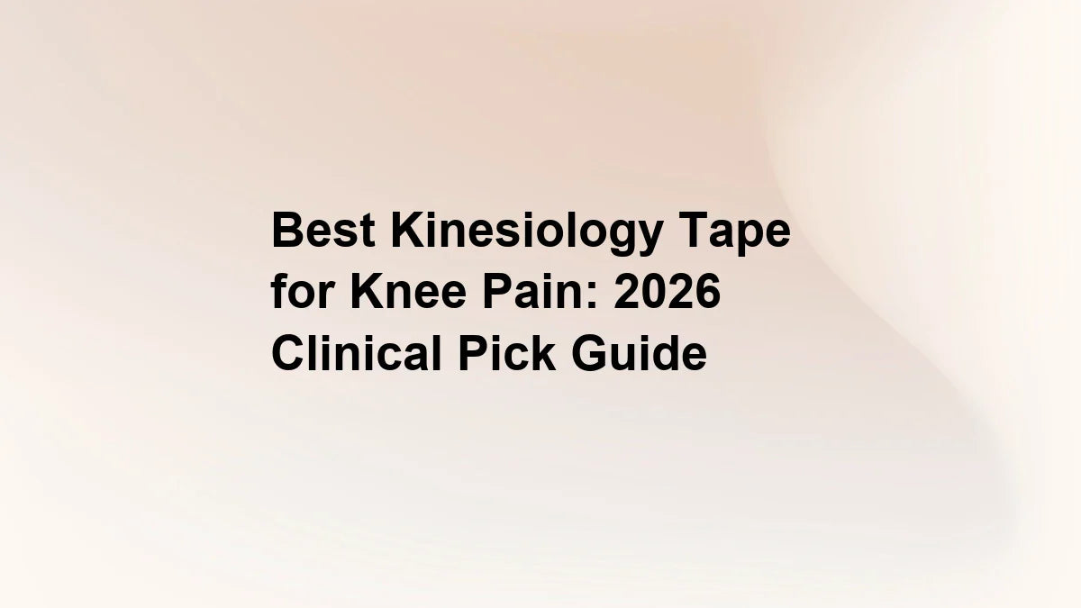 Best Kinesiology Tape for Knee Pain: 2026 Clinical Pick Guide