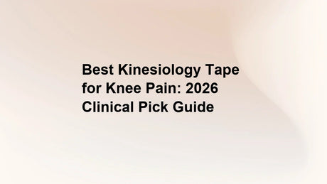 Best Kinesiology Tape for Knee Pain: 2026 Clinical Pick Guide