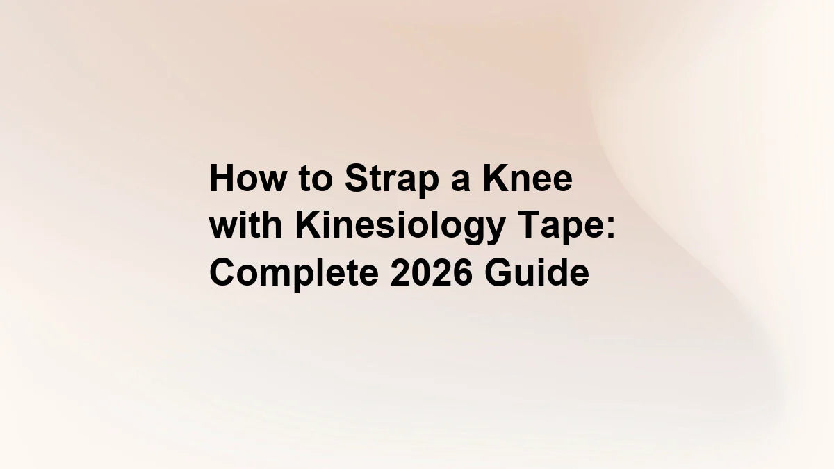 How to Strap a Knee with Kinesiology Tape: Complete 2026 Guide
