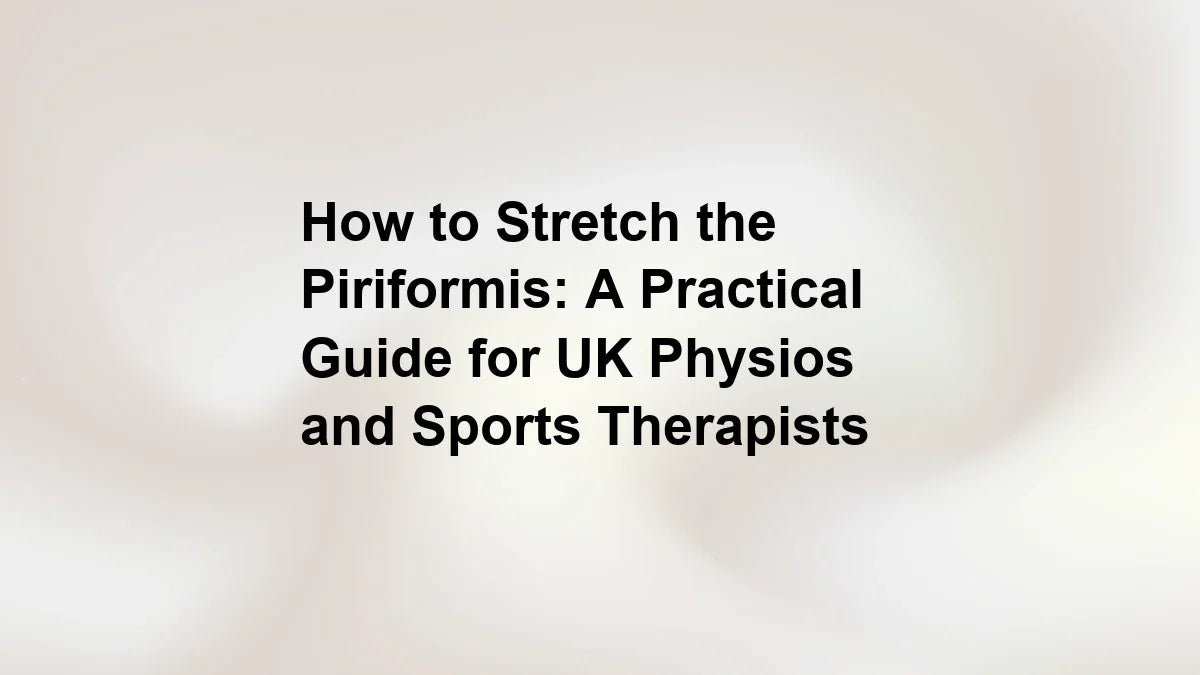 How to Stretch the Piriformis: A Practical Guide for UK Physios and Sports Therapists