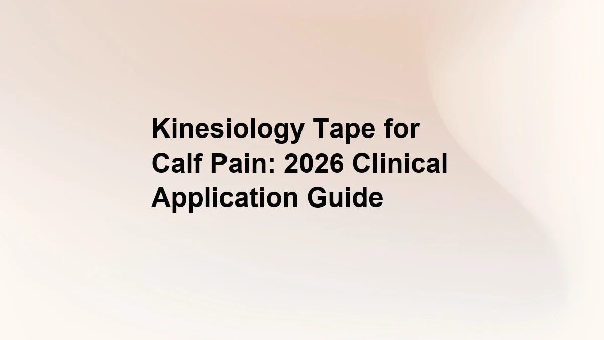 Kinesiology Tape for Calf Pain: 2026 Clinical Application Guide