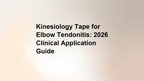 Kinesiology Tape for Elbow Tendonitis: 2026 Clinical Application Guide