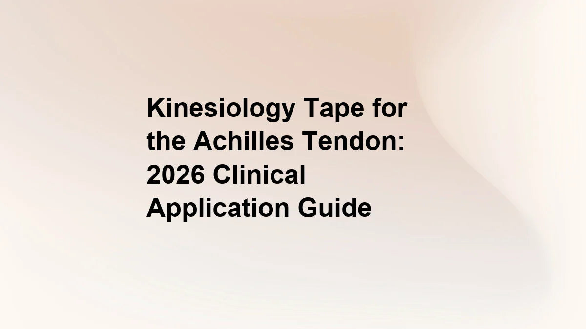 Kinesiology Tape for the Achilles Tendon: 2026 Clinical Application Guide