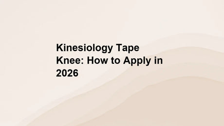 Kinesiology Tape Knee: How to Apply in 2026