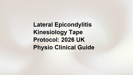 Lateral Epicondylitis Kinesiology Tape Protocol: 2026 UK Physio Clinical Guide