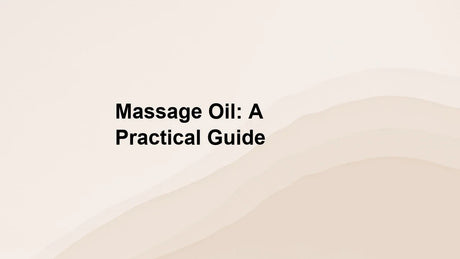 Massage Oil: A Practical Guide
