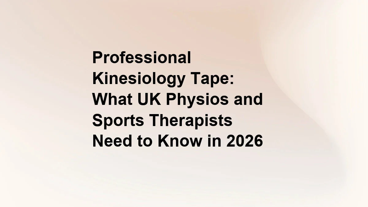 Professional Kinesiology Tape: What UK Physios and Sports Therapists Need to Know in 2026
