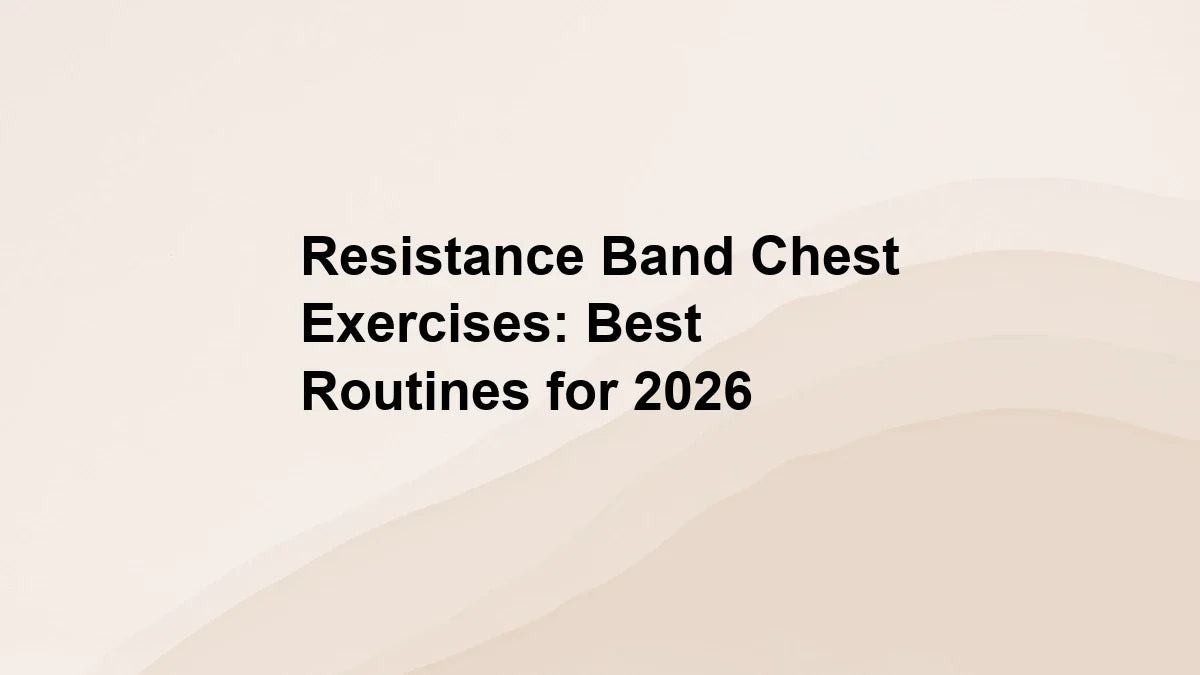 Resistance Band Chest Exercises: Best Routines for 2026
