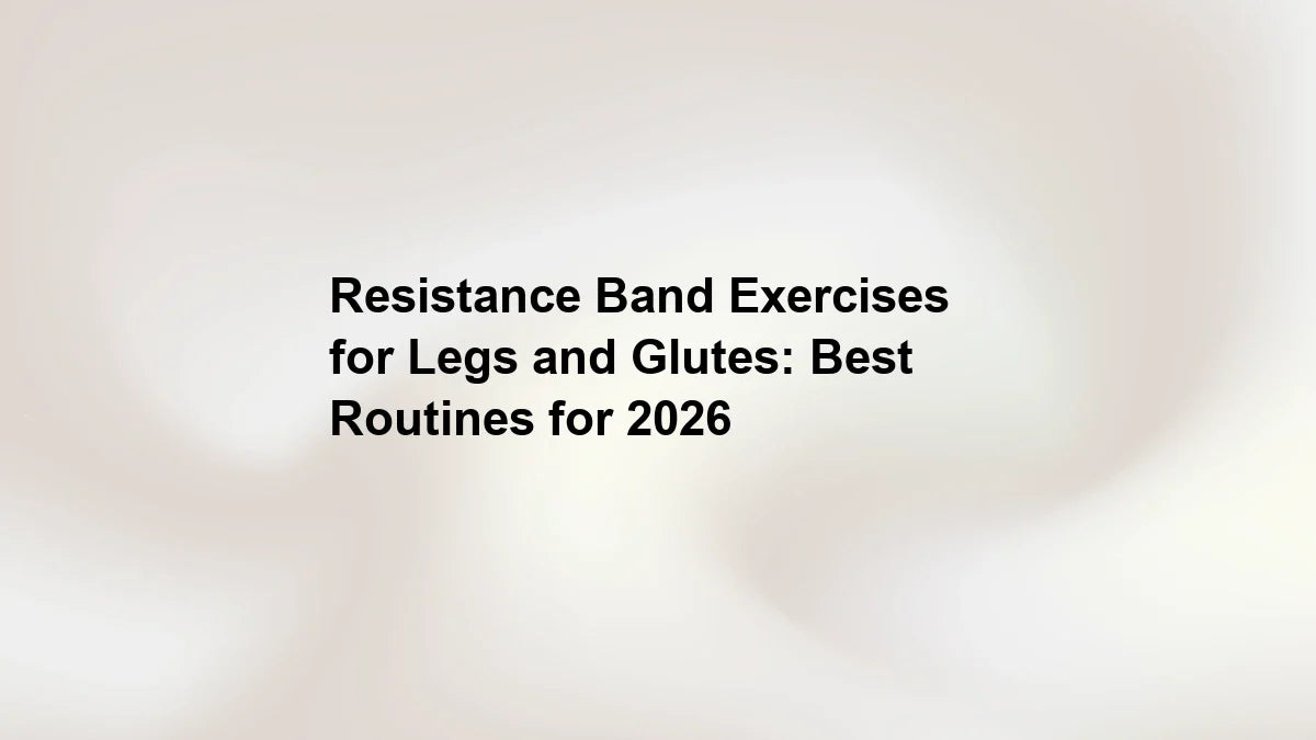 Resistance Band Exercises for Legs and Glutes: Best Routines for 2026