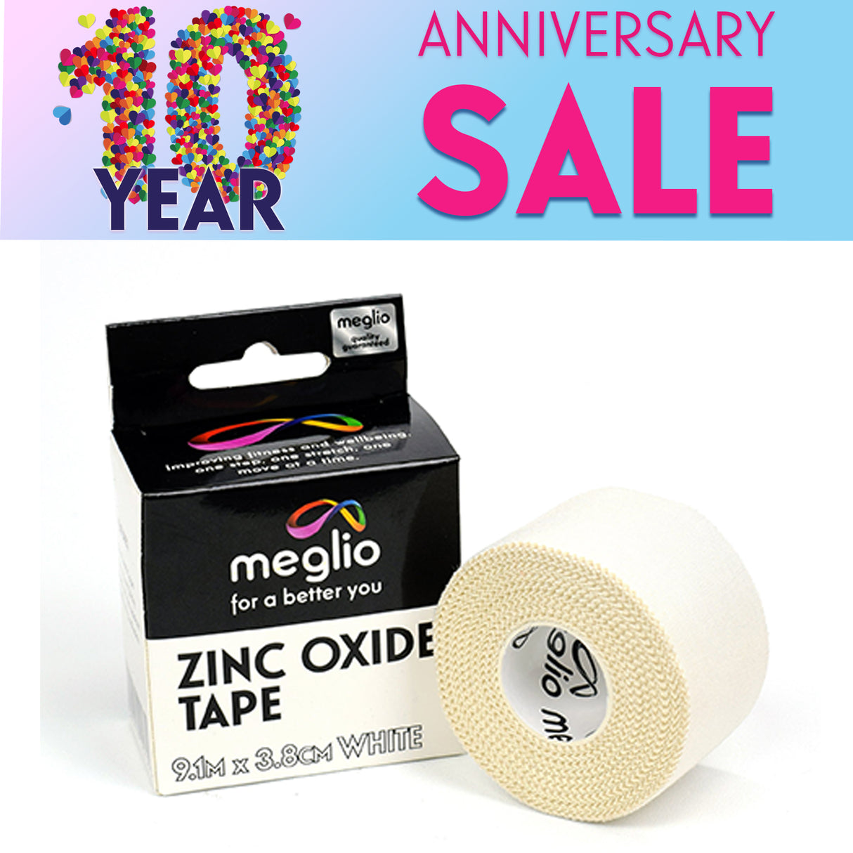 Zinc Oxide Tape White
