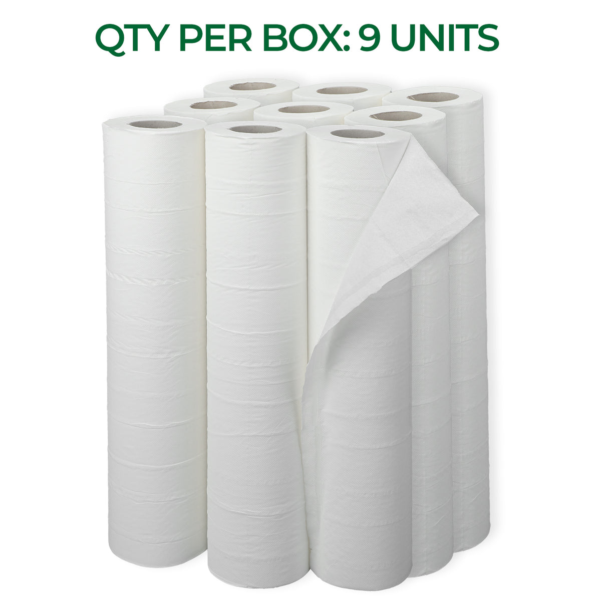 Couch Roll / Hygiene Roll - pack of 9 rolls