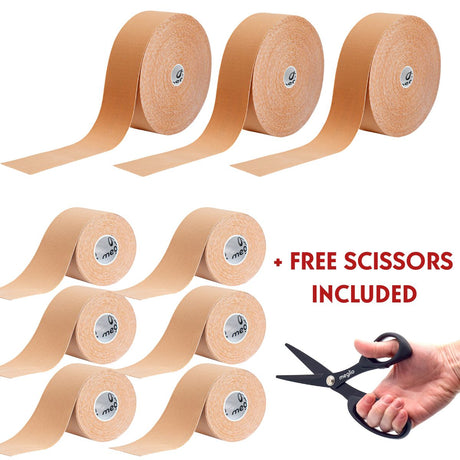 Kinesiology Tape Bundle with FREE Scissors