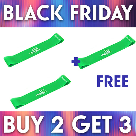 3 For 2 - Resistance Loops Latex-Free Looped Bands - SAVE 33%