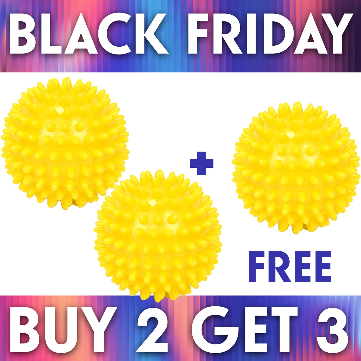 3 For 2 - Spiky Massage Ball - SAVE 33%