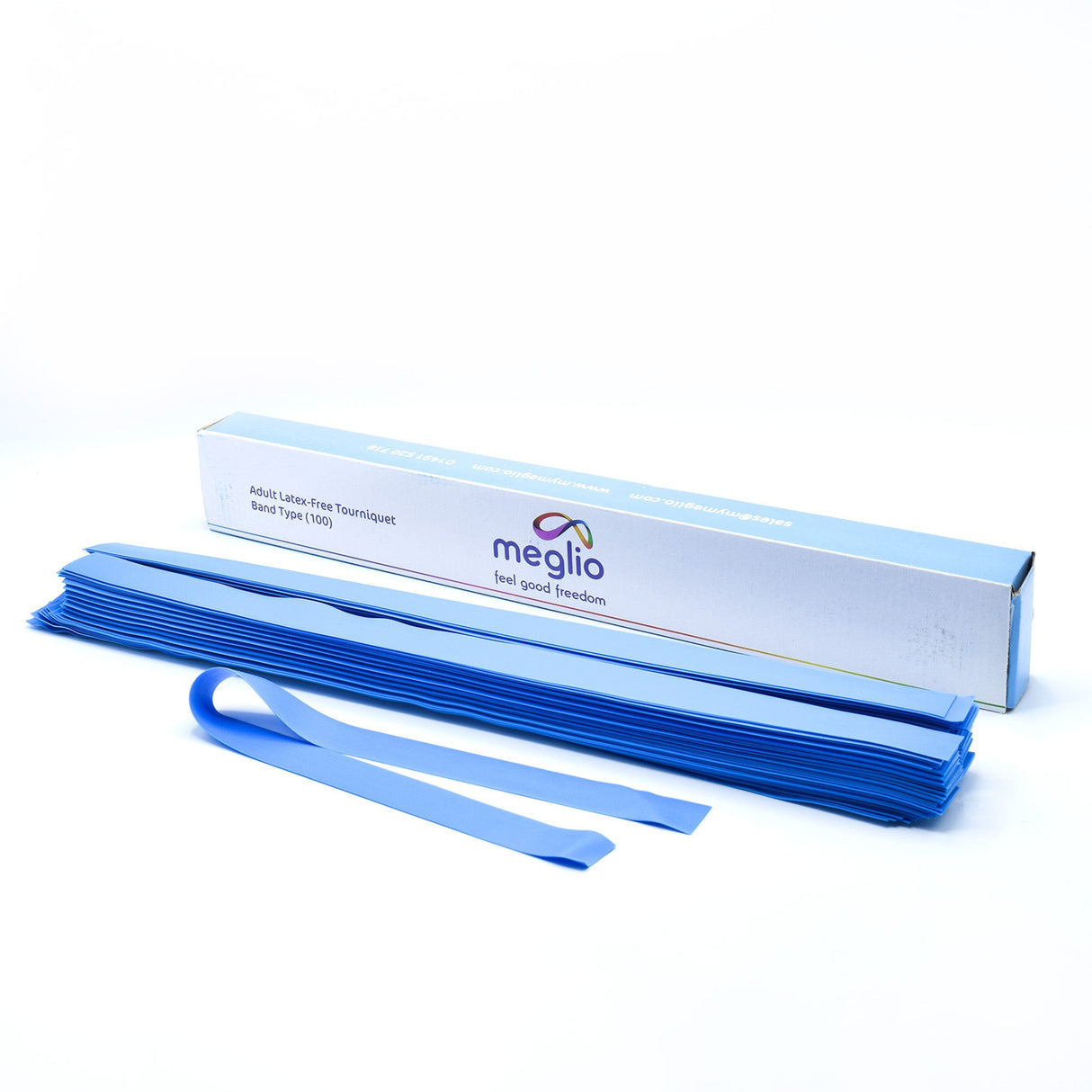 Meglio Adult Tourniquet Band Latex-Free - Roll of 100