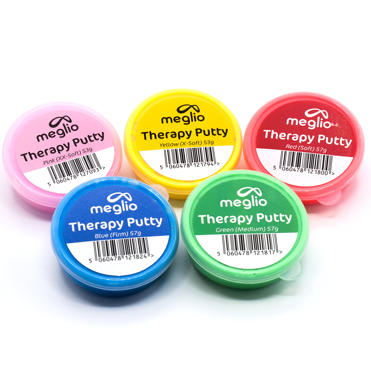 Pack of 5 Hand Therapy Putty