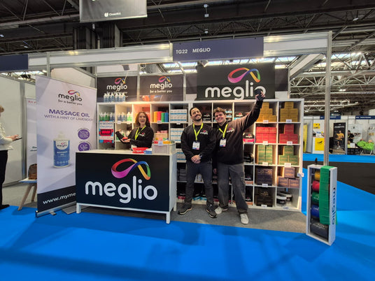 the meglio team at the Therapy Expo 2025 event