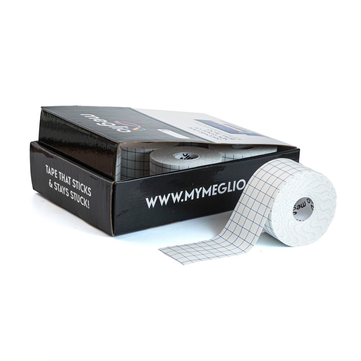 Meglio Fixiertape - Einzelhandelsverpackung mit 6 Stück