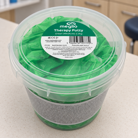 Hand Therapy Putty - Large Tub (2.3kg/5lbs) - Medium / Green