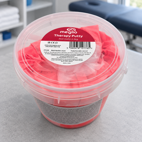 Hand Therapy Putty - Large Tub (2.3kg/5lbs) - Soft / Red
