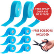 Meglio kinesiology tape, summer offer: free adhesive remover spray over 50 pounds of k-tape