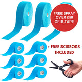 Meglio kinesiology tape, summer offer: free adhesive remover spray over 50 pounds of k-tape