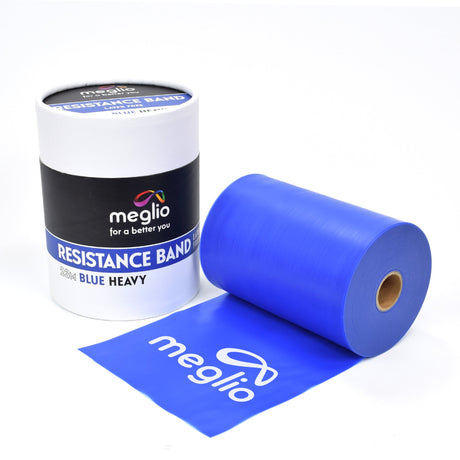 Blue Heavy Resistance Band Roll 23M Latex Free